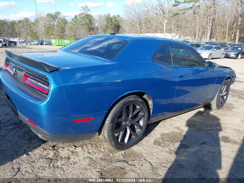 2022 Dodge Challenger Sxt VIN: 2C3CDZAG8NH132190 Lot: 38814963