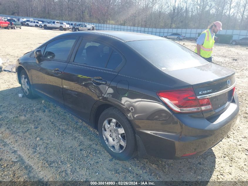 2014 Honda Civic Lx VIN: 2HGFB2F53EH507577 Lot: 38814993