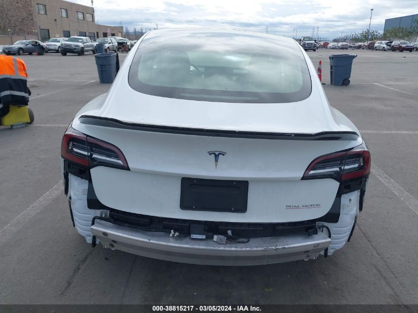 2019 Tesla Model 3 Long Range/Performance VIN: 5YJ3E1EB7KF442230 Lot: 38815217