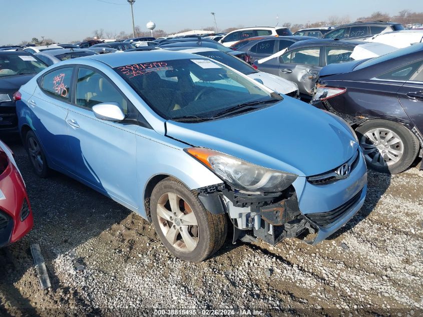 2013 Hyundai Elantra Gls (Ulsan Plant) VIN: KMHDH4AE9DU721763 Lot: 38815495