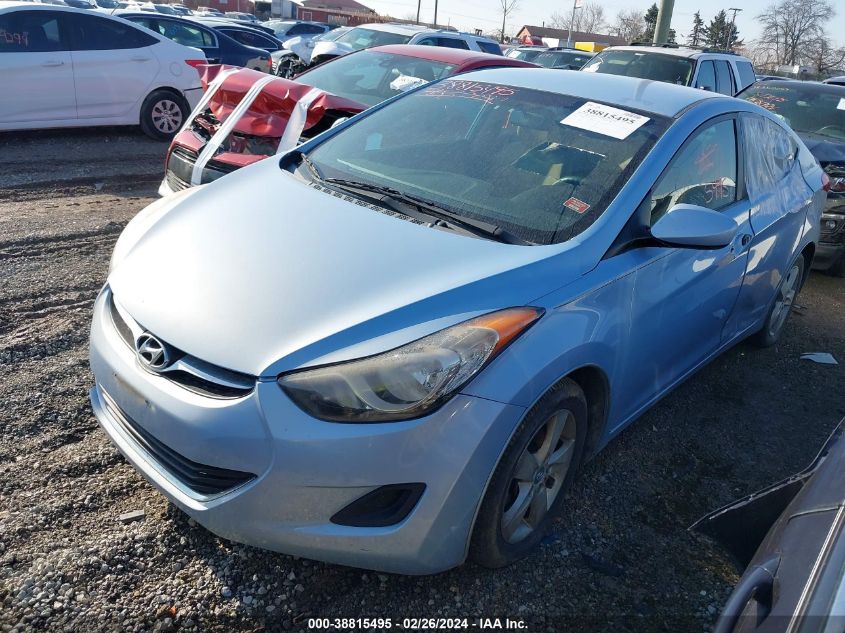 2013 Hyundai Elantra Gls (Ulsan Plant) VIN: KMHDH4AE9DU721763 Lot: 38815495