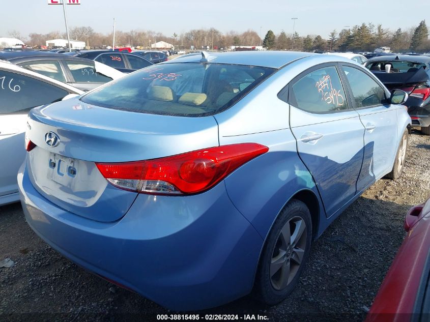 2013 Hyundai Elantra Gls (Ulsan Plant) VIN: KMHDH4AE9DU721763 Lot: 38815495