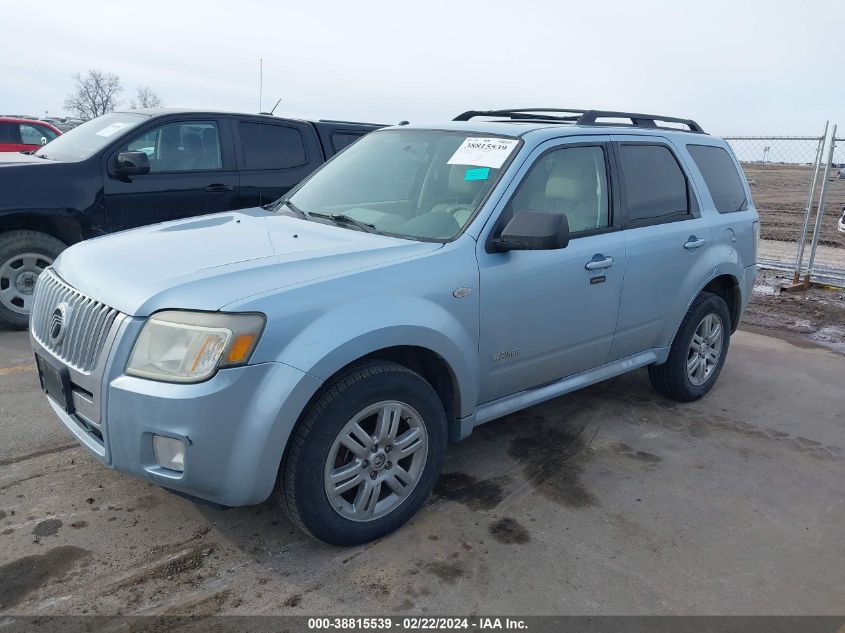 2008 Mercury Mariner V6 VIN: 4M2CU911X8KJ37499 Lot: 40955220