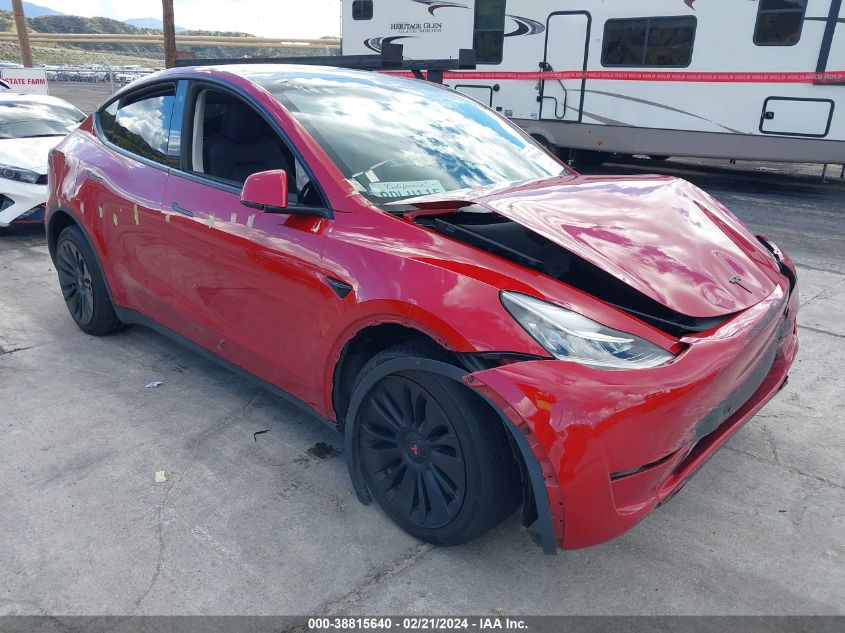 2022 TESLA MODEL Y LONG RANGE DUAL MOTOR ALL-WHEEL DRIVE - 7SAYGDEE9NA021173