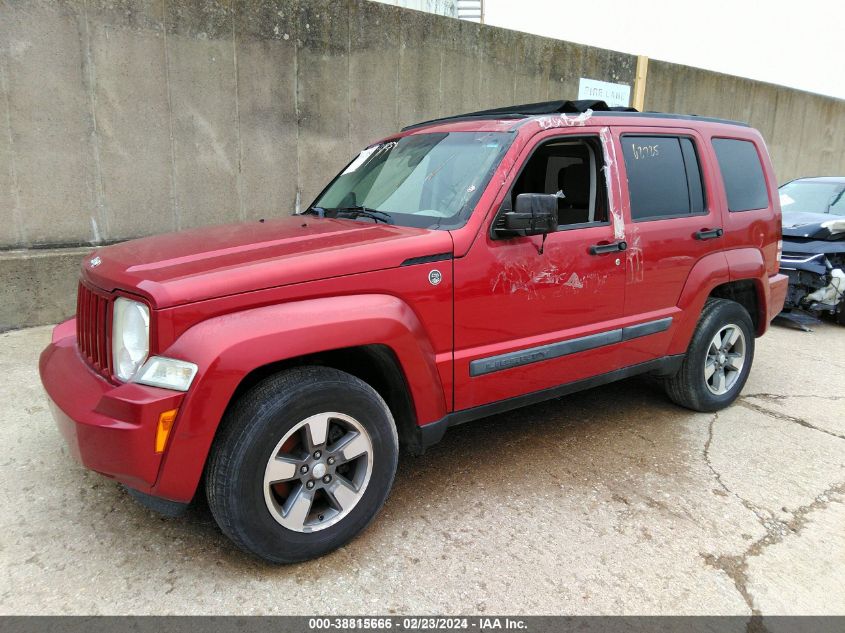 2008 Jeep Liberty Sport VIN: 1J8GN28K78W235286 Lot: 38815666