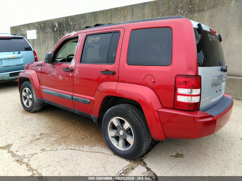 2008 Jeep Liberty Sport VIN: 1J8GN28K78W235286 Lot: 38815666