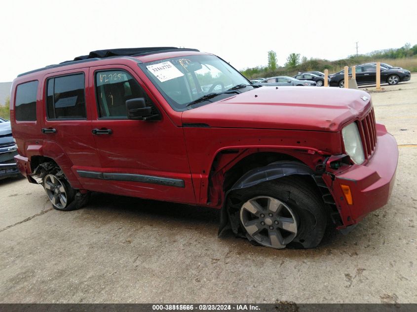 2008 Jeep Liberty Sport VIN: 1J8GN28K78W235286 Lot: 38815666