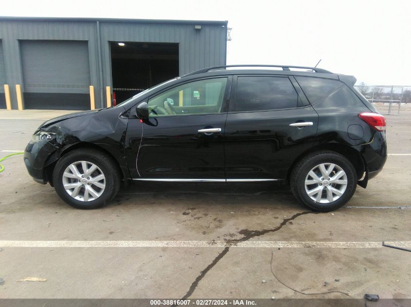 2011 Nissan Murano Sl VIN: JN8AZ1MW5BW182040 Lot: 38816007