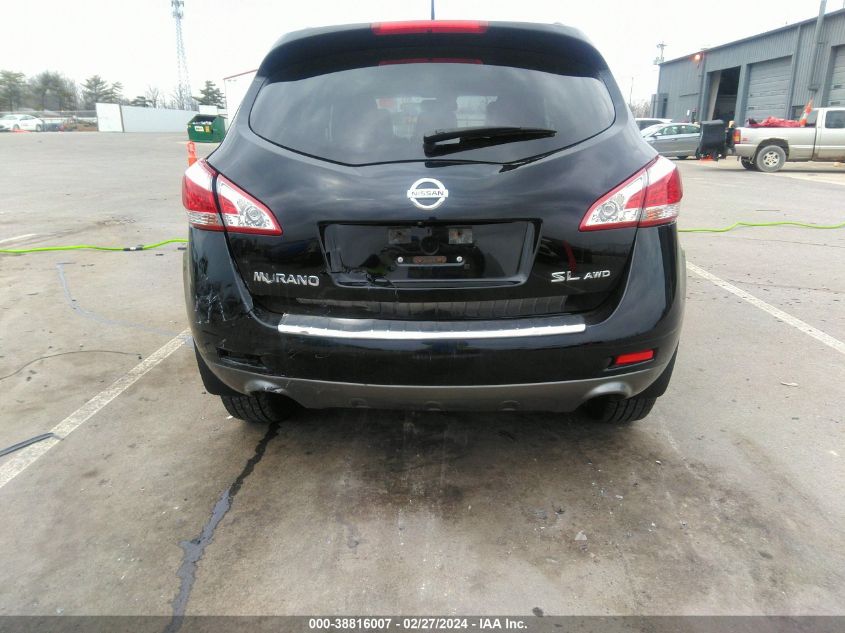 2011 Nissan Murano Sl VIN: JN8AZ1MW5BW182040 Lot: 38816007