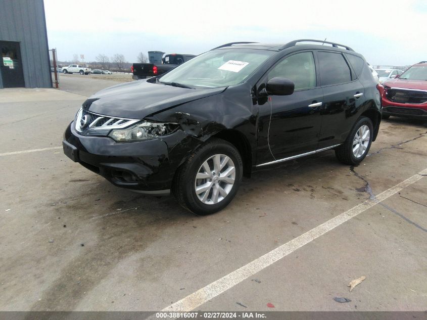 2011 Nissan Murano Sl VIN: JN8AZ1MW5BW182040 Lot: 38816007