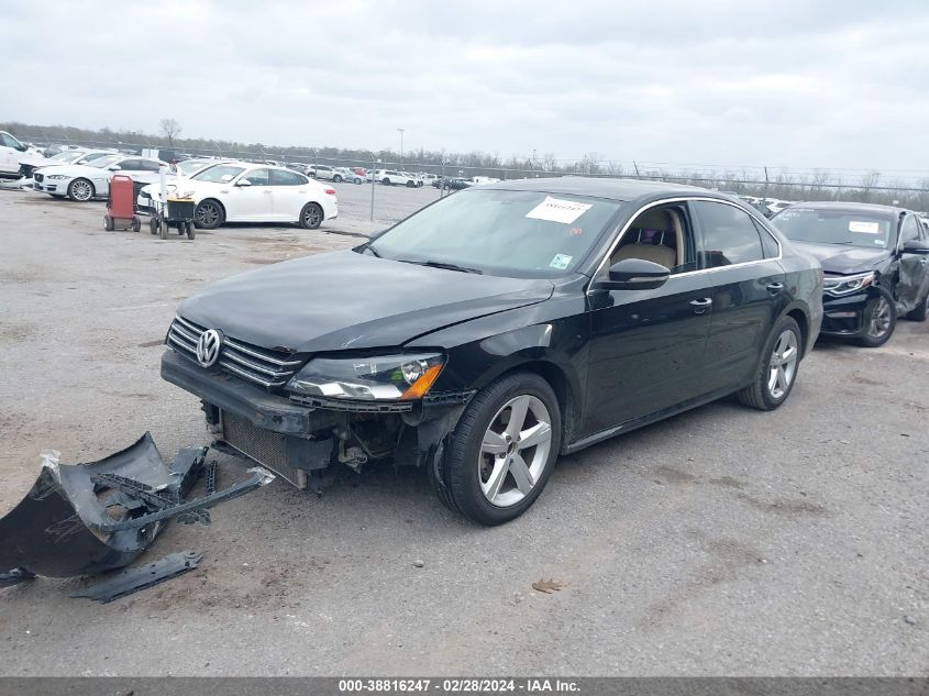 1VWBH7A39CC086721 2012 Volkswagen Passat 2.5L Se