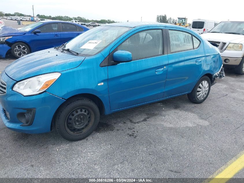 2018 Mitsubishi Mirage G4 Es VIN: ML32F3FJ9JHF03804 Lot: 38816286