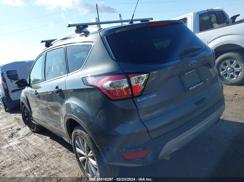 2017 Ford Escape Titanium VIN: 1FMCU9J90HUD98796 Lot: 38816297