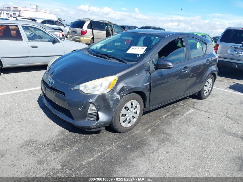 2014 Toyota Prius C Three VIN: JTDKDTB39E1575026 Lot: 38816309
