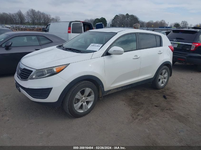 2013 Kia Sportage Lx VIN: KNDPB3A21D7469380 Lot: 38816484