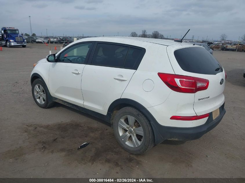 2013 Kia Sportage Lx VIN: KNDPB3A21D7469380 Lot: 38816484