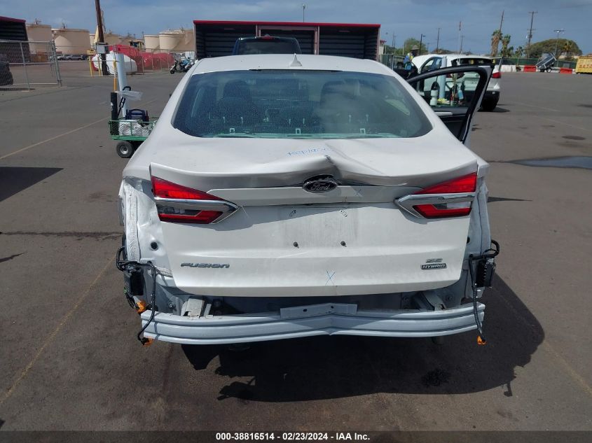 2020 Ford Fusion Hybrid Se VIN: 3FA6P0LUXLR226531 Lot: 38816514