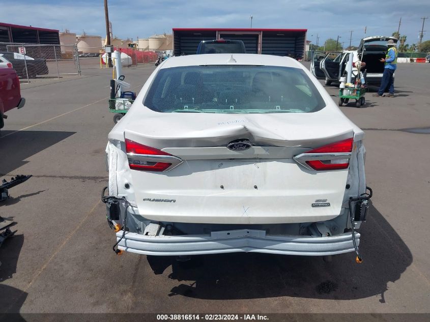 2020 Ford Fusion Hybrid Se VIN: 3FA6P0LUXLR226531 Lot: 38816514