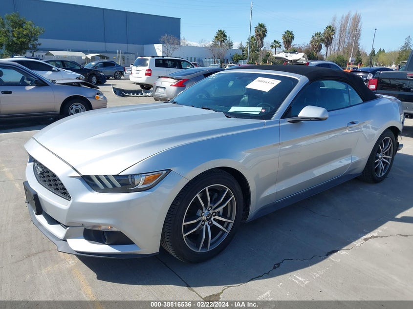 2016 FORD MUSTANG ECOBOOST PREMIUM - 1FATP8UH9G5318693
