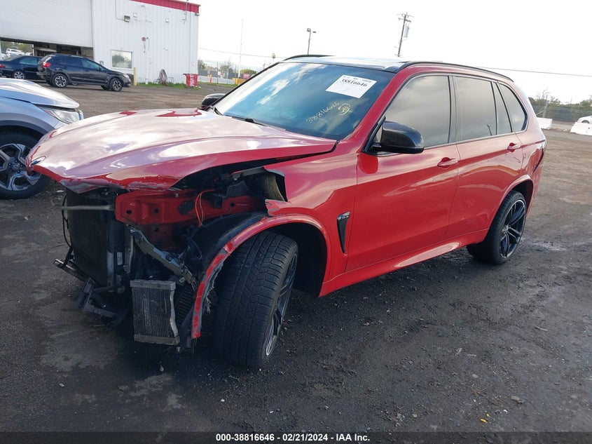 2016 BMW X5 M VIN: 5YMKT6C57G0R78667 Lot: 38816646