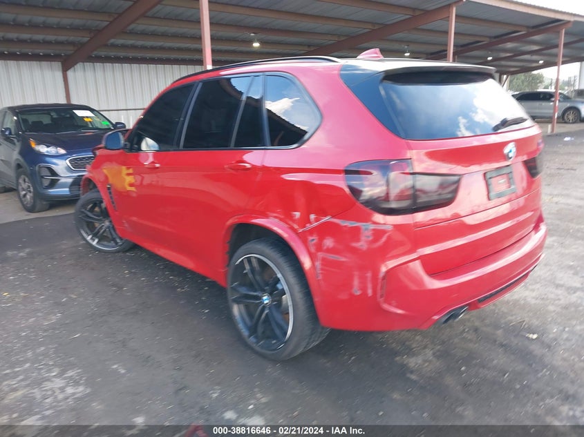 2016 BMW X5 M VIN: 5YMKT6C57G0R78667 Lot: 38816646