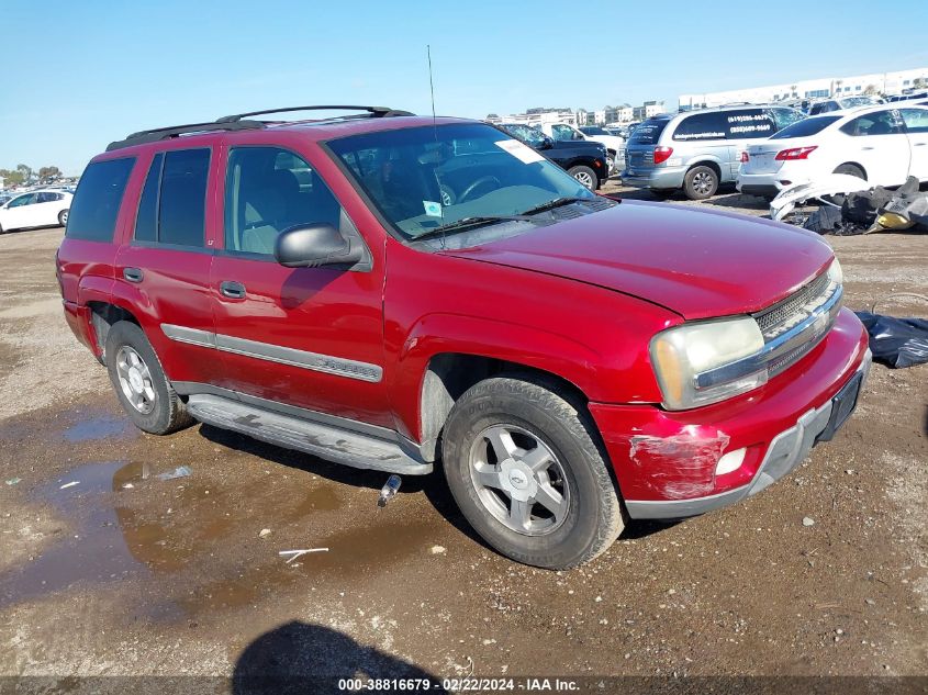 2002 Chevrolet Trailblazer Lt VIN: 1GNDT13S422104033 Lot: 38816679