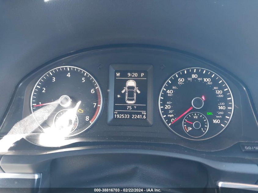 2013 VOLKSWAGEN EOS SPORT - WVWBW8AH6DV009420