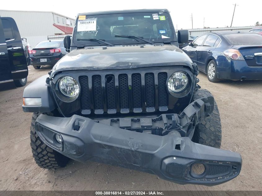 2021 Jeep Wrangler Unlimited Willys Sport 4X4 VIN: 1C4HJXDG4MW646189 Lot: 38816814