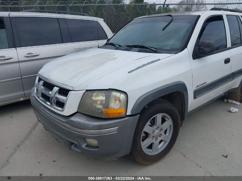 2004 Isuzu Ascender S VIN: 4NUDS13S942104001 Lot: 40792644