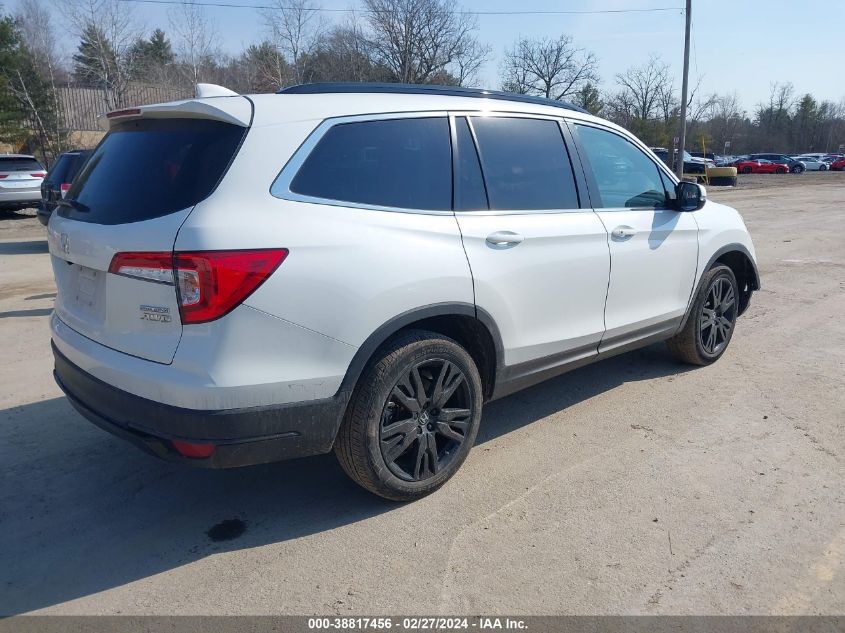 2022 Honda Pilot Awd Special Edition VIN: 5FNYF6H23NB033934 Lot: 38817456