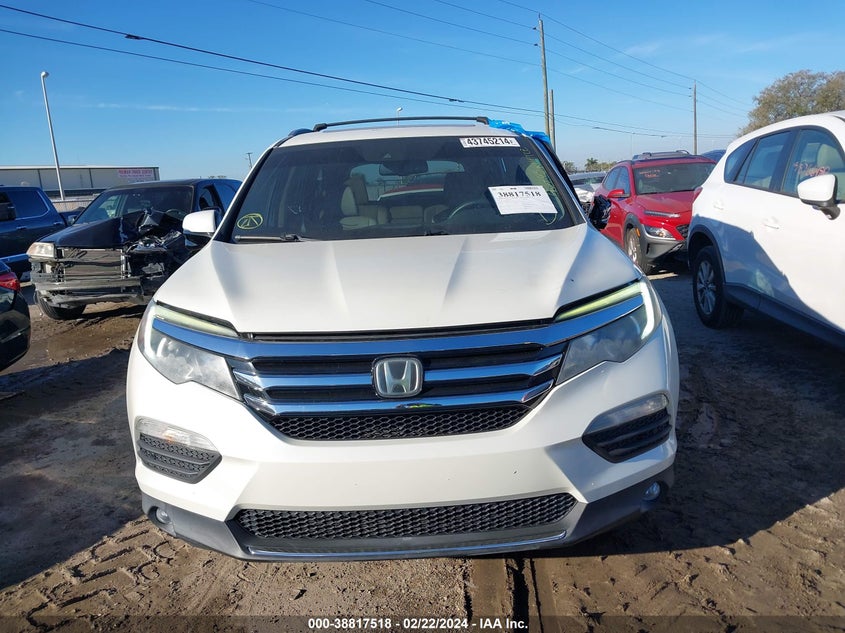 2016 HONDA PILOT TOURING - 5FNYF5H96GB041181