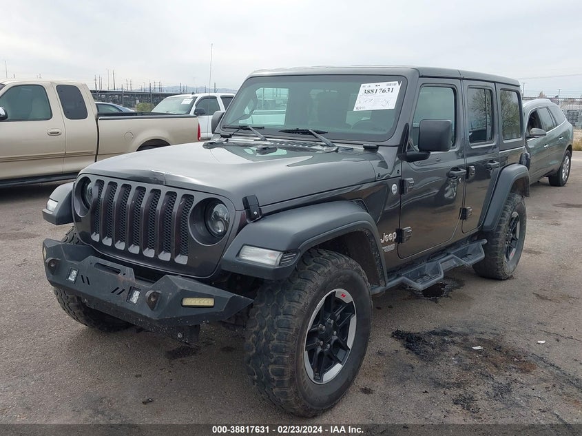 2018 JEEP WRANGLER UNLIMITED SPORT S 4X4 - 1C4HJXDG3JW122270