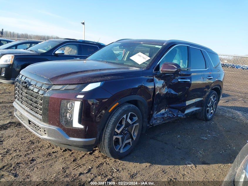 2023 Hyundai Palisade Limited VIN: KM8R5DGE2PU562076 Lot: 38817909