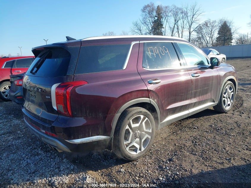 2023 Hyundai Palisade Limited VIN: KM8R5DGE2PU562076 Lot: 38817909
