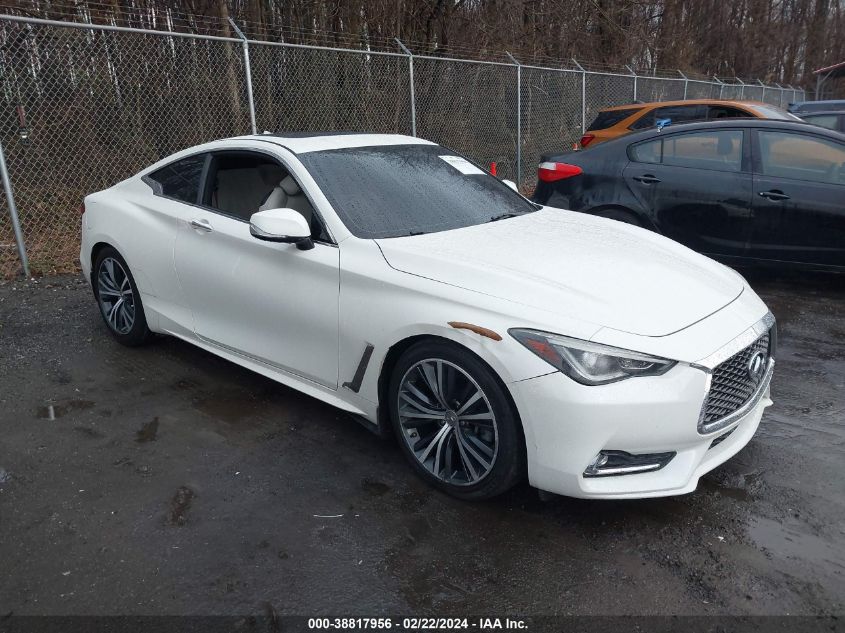 2018 Infiniti Q60 3.0T Luxe VIN: JN1EV7EK0JM340708 Lot: 38817956