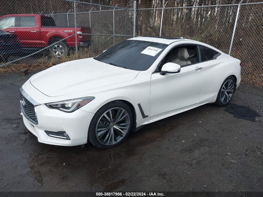 2018 Infiniti Q60 3.0T Luxe VIN: JN1EV7EK0JM340708 Lot: 38817956