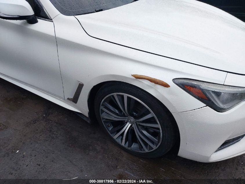 2018 Infiniti Q60 3.0T Luxe VIN: JN1EV7EK0JM340708 Lot: 38817956