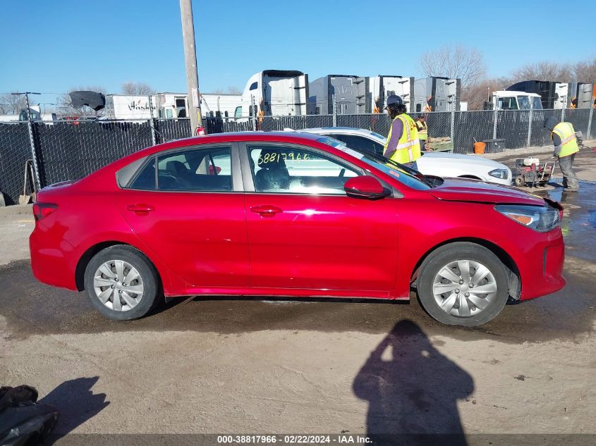 2019 Kia Rio S VIN: 3KPA24ABXKE226076 Lot: 38817966