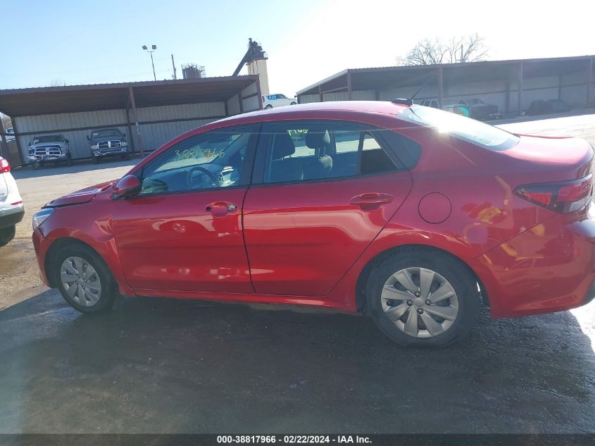 2019 Kia Rio S VIN: 3KPA24ABXKE226076 Lot: 38817966