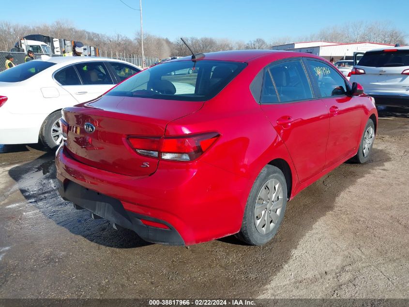 2019 Kia Rio S VIN: 3KPA24ABXKE226076 Lot: 38817966