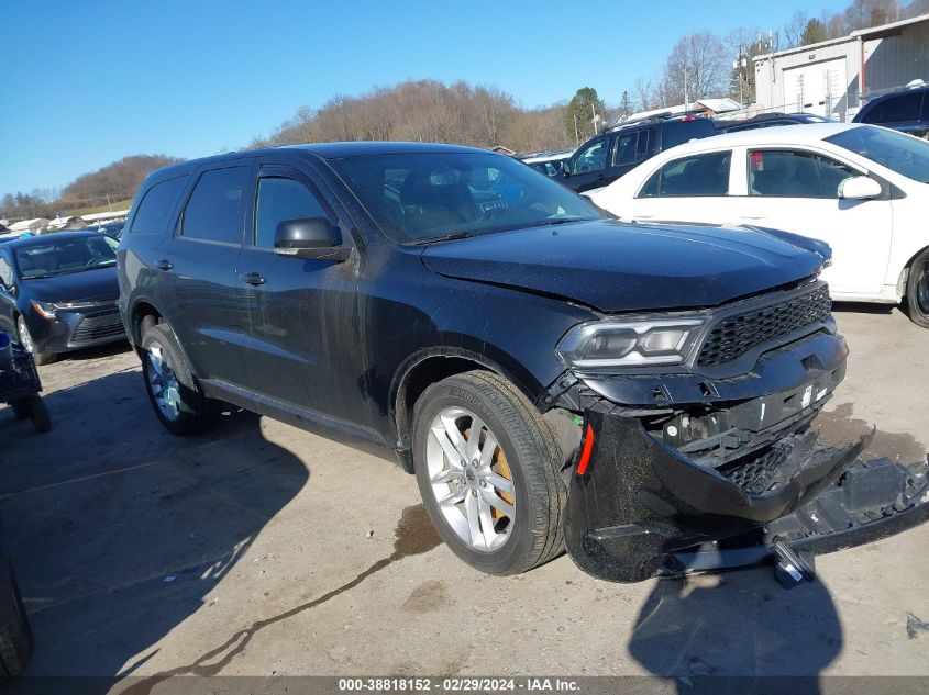 1C4RDJDG9MC599395 2021 Dodge Durango Gt Plus Awd