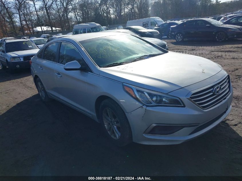 2016 Hyundai Sonata Se VIN: 5NPE24AF0GH279652 Lot: 38818187