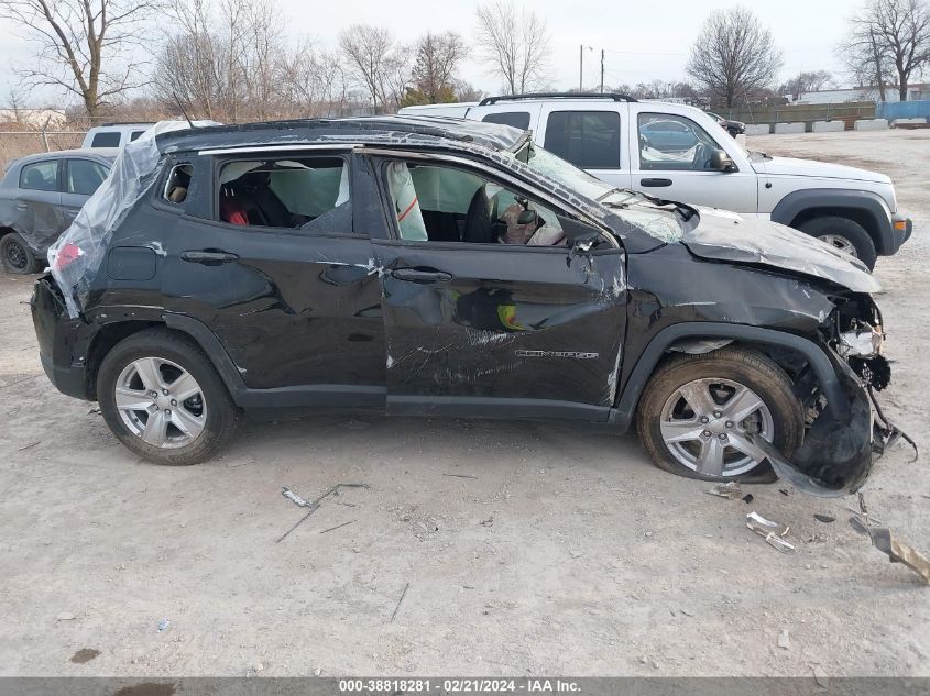 2022 Jeep Compass Latitude Fwd VIN: 3C4NJCBB7NT229059 Lot: 40291334