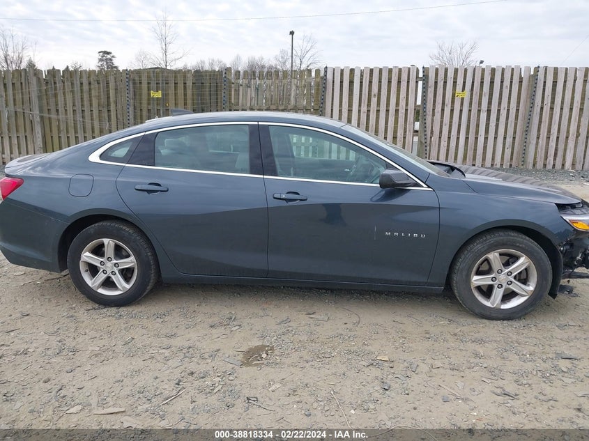 VIN 1G1ZC5ST4KF136918 2019 CHEVROLET MALIBU 1FL