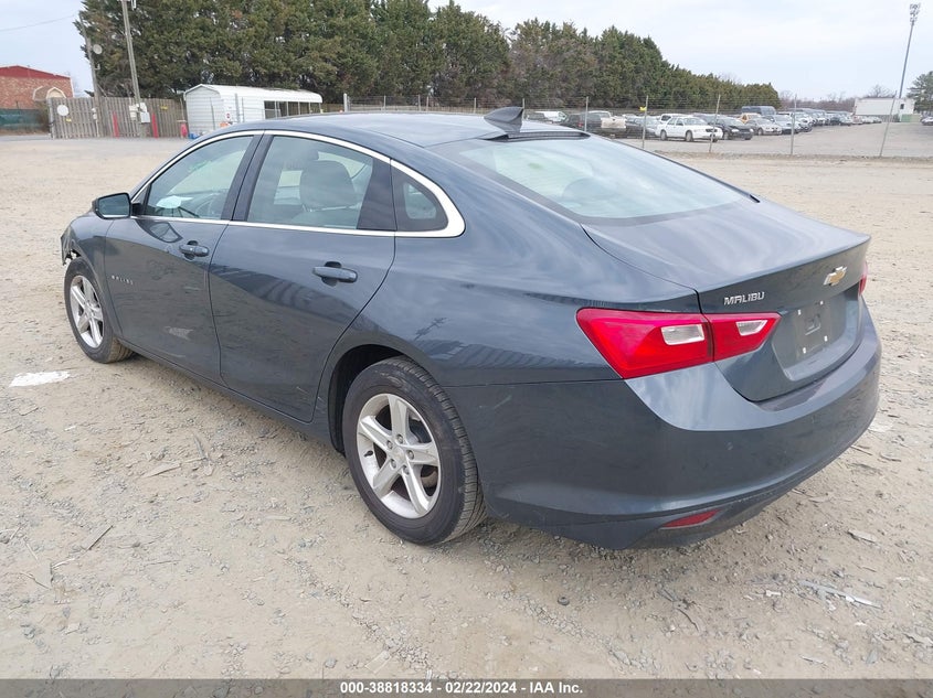 VIN 1G1ZC5ST4KF136918 2019 CHEVROLET MALIBU 1FL