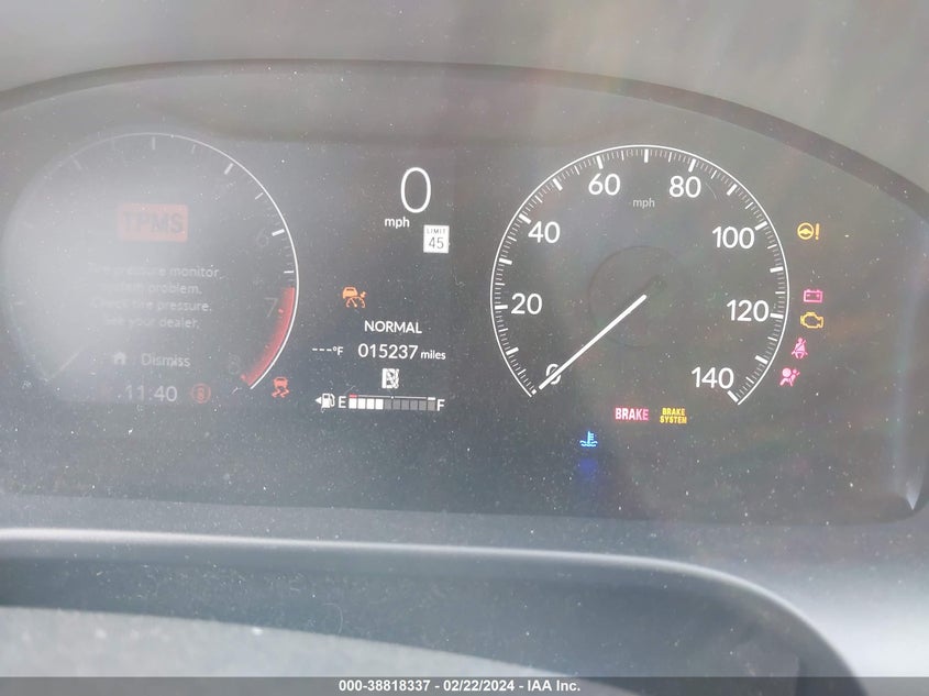 VIN 3CZRZ1H39PM704958 2023 HONDA HR-V LX