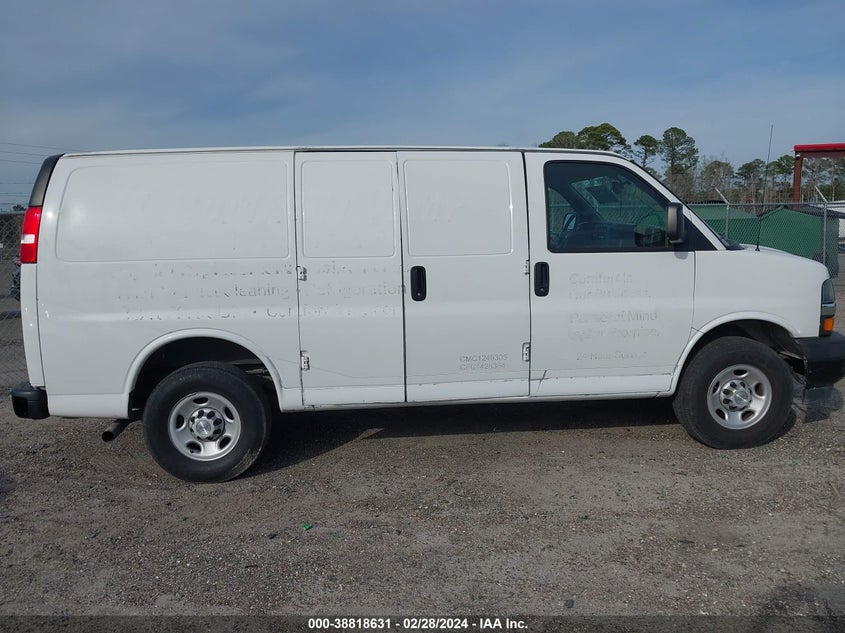 2020 CHEVROLET EXPRESS CARGO RWD 2500 REGULAR WHEELBASE WT - 1GCWGAFP5L1154279