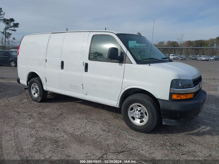 2020 CHEVROLET EXPRESS CARGO RWD 2500 REGULAR WHEELBASE WT - 1GCWGAFP5L1154279