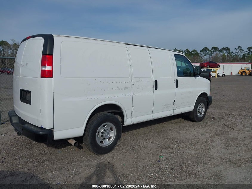 2020 CHEVROLET EXPRESS CARGO RWD 2500 REGULAR WHEELBASE WT - 1GCWGAFP5L1154279