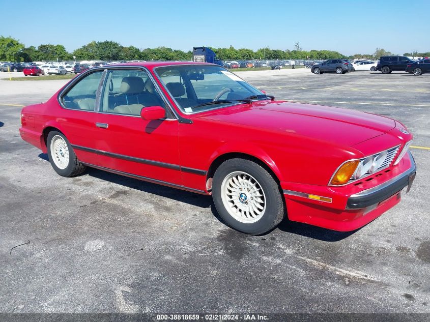 WBAEC8413K3268103 1989 BMW 635 Csi Automatic